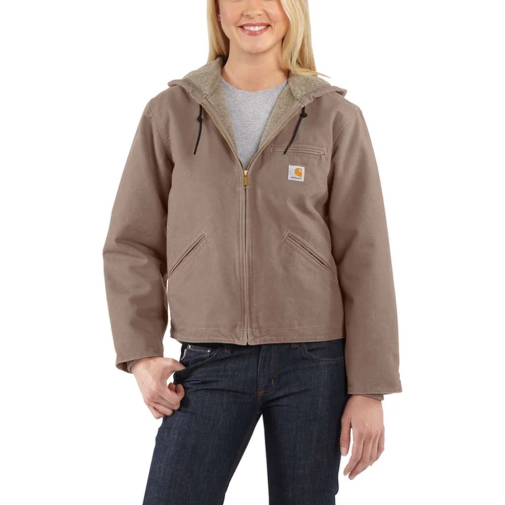 Carhartt Sandstone Sherpa-Lined Sierra Jacket